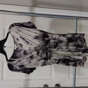 Rolla Coster Tie Dye Wrap Romper